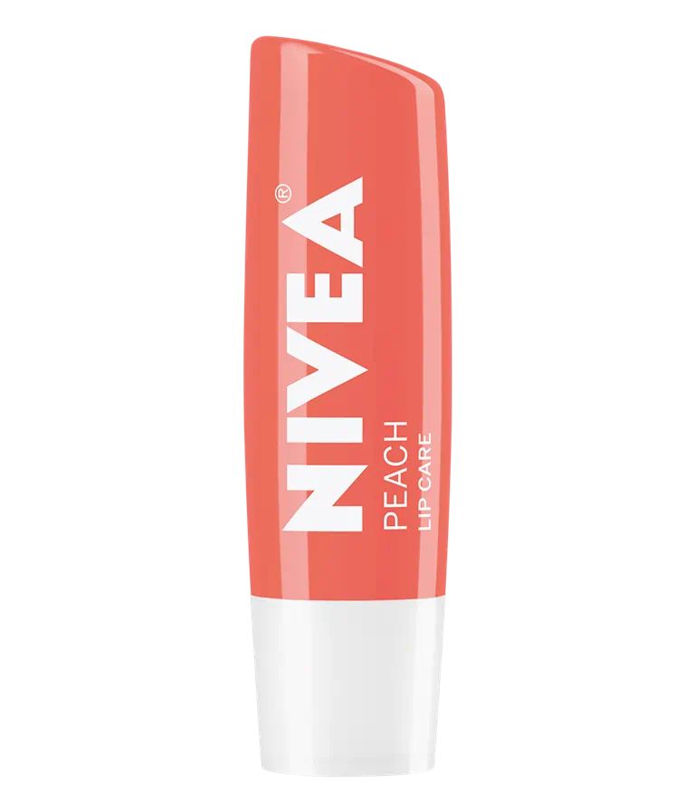 Nivea PEACH LIP CARE.