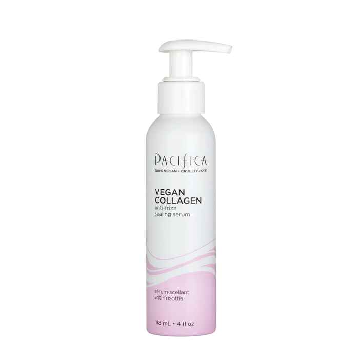 Pacifica Vegan Collagen Anti Frizz Sealing Serum.