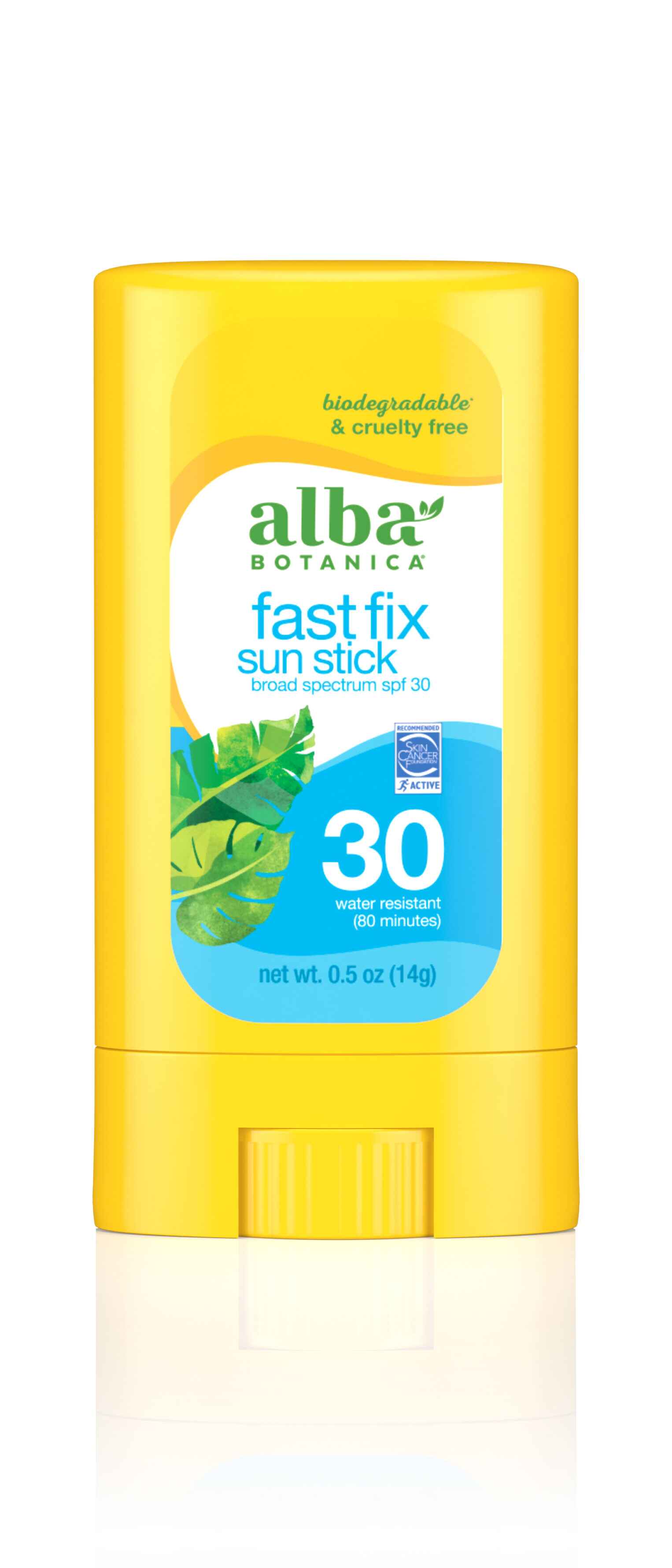 Alba Botanical fast fix sun stick spf 30.