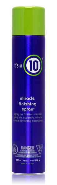 ITS A 10 MIRACLE FINISHING SPRAY.