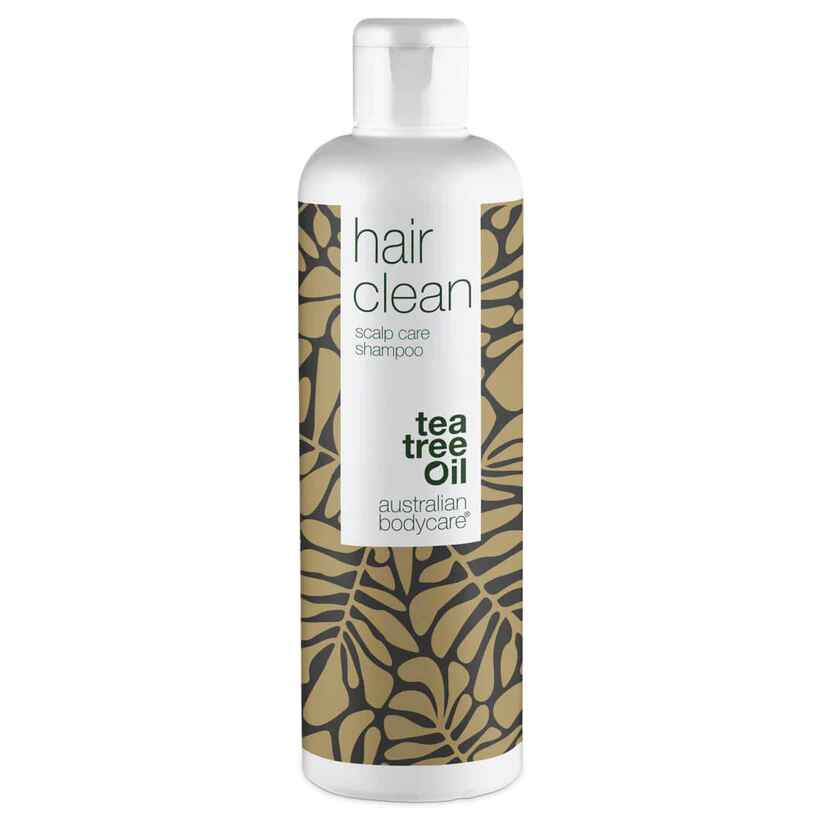Australian Bodycare Tea Tree Oil dandruff shampoo against dry and itchy scalp.