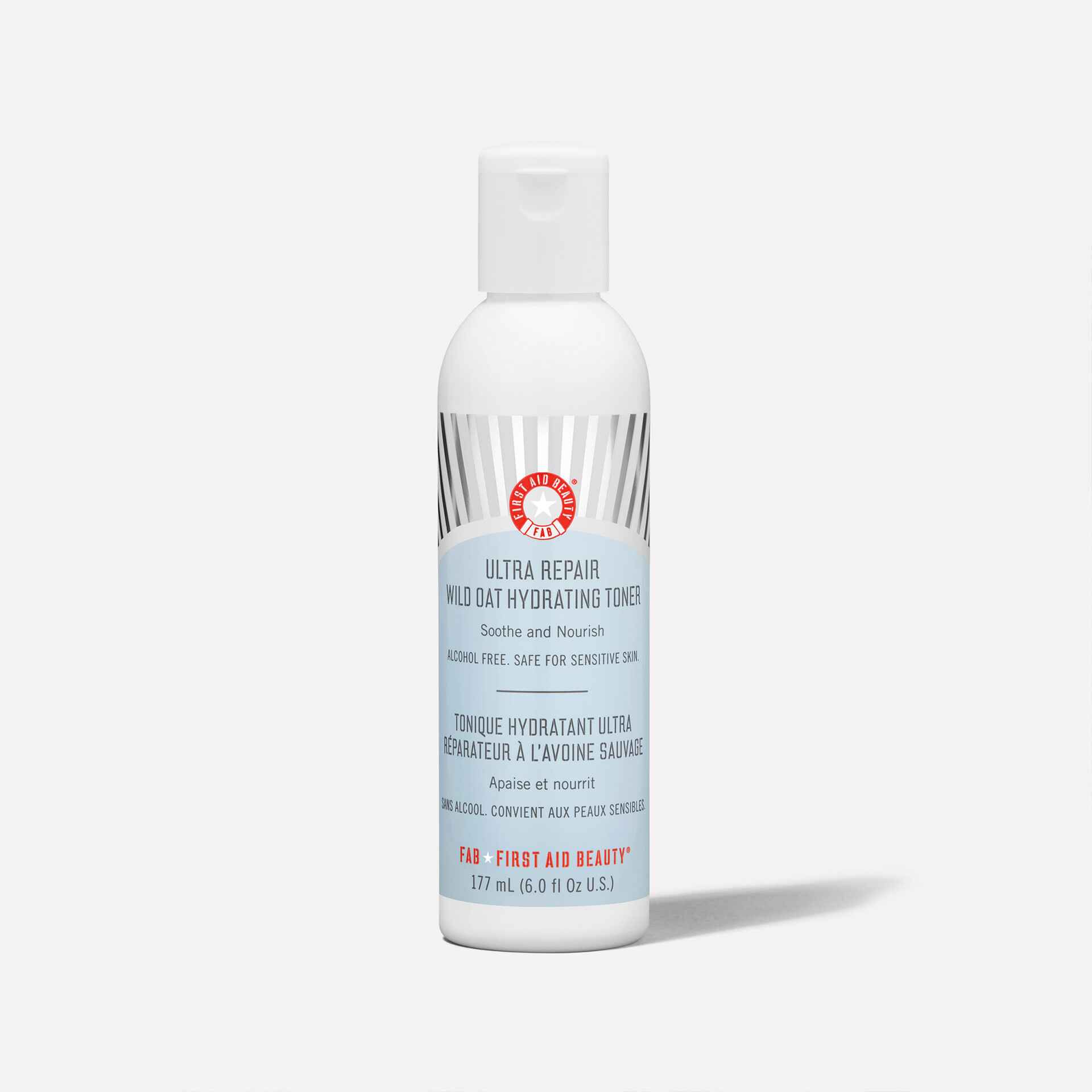 first aid beauty HYDRATING TONER WITH SQUALANE OATS.