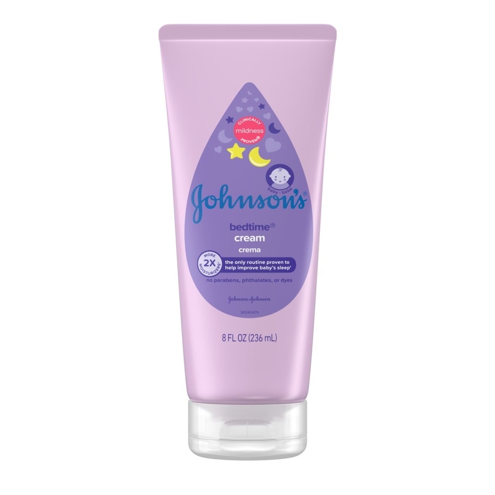 Johnsons Baby Bedtime Moisturizing Cream.
