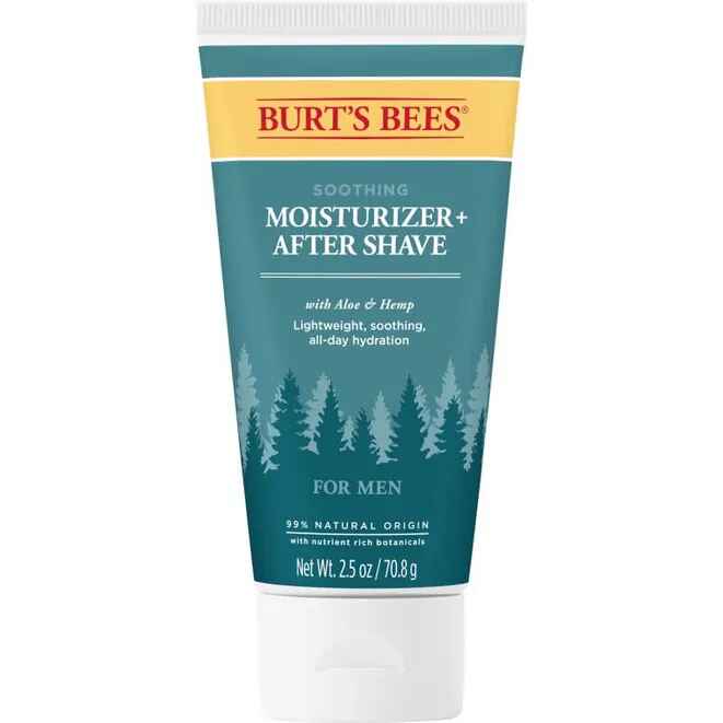 Burt's Bees Men's Soothing Moisturizer and After Shave.