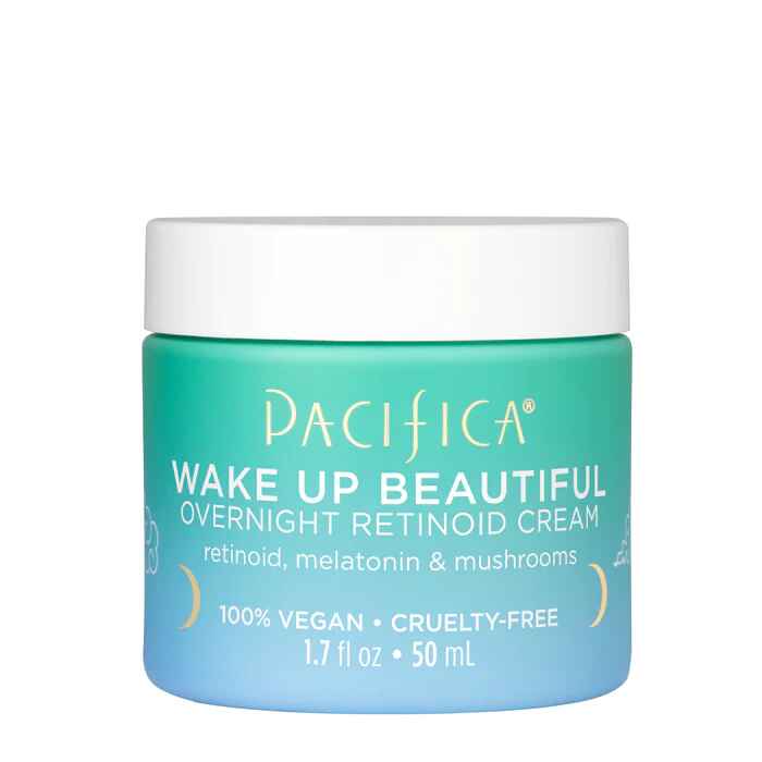 Pacifica Wake Up Beautiful Overnight Retinoid Cream.