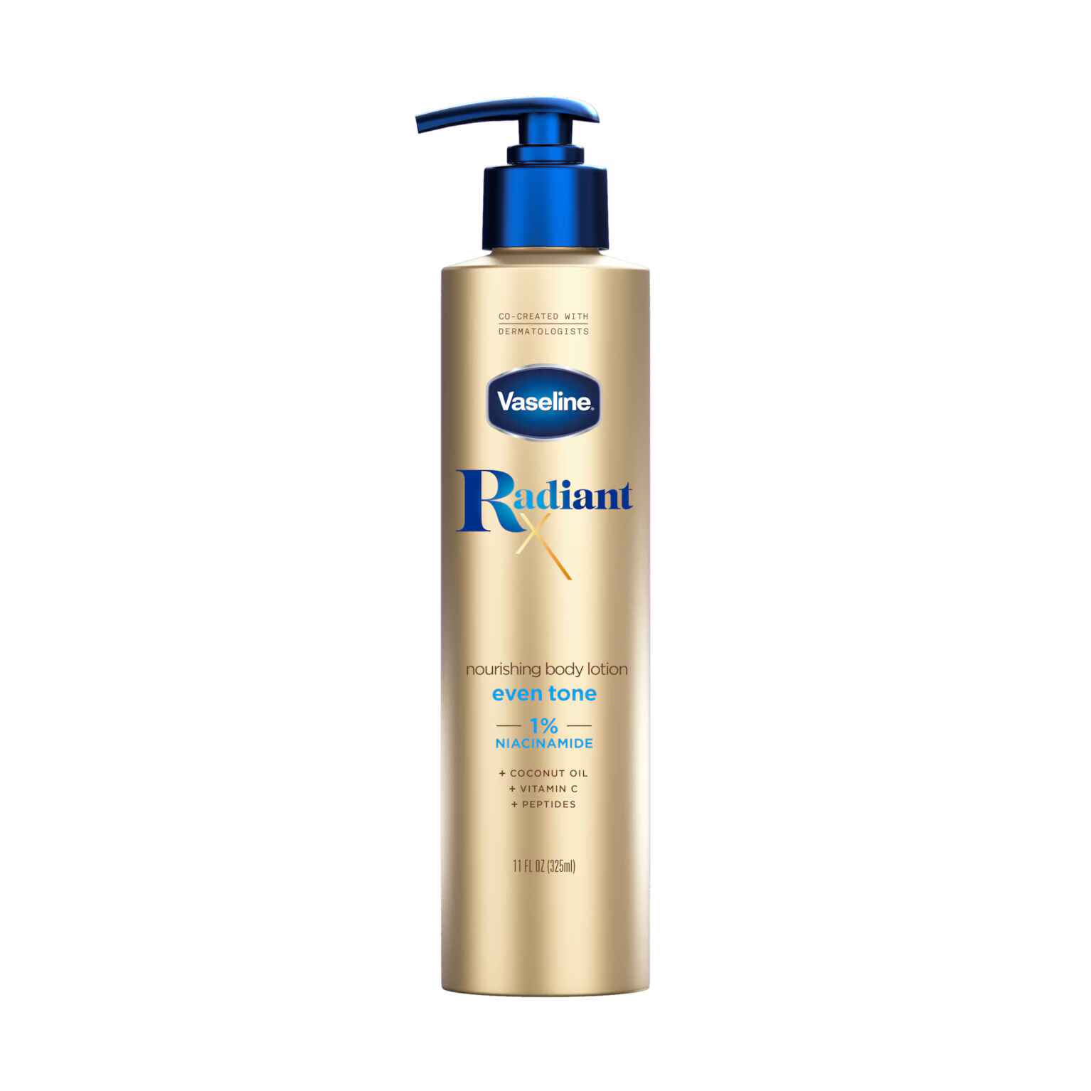 VASELINE RADIANT X EVEN TONE NOURISHING BODY LOTION.