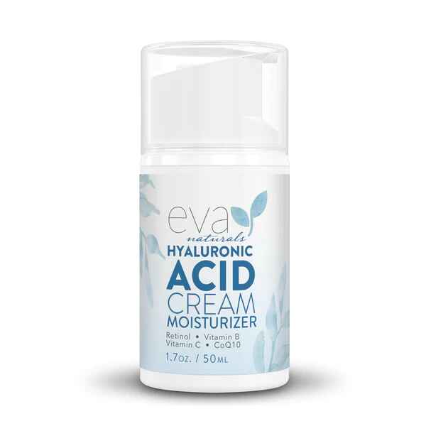 Eva Naturals Hyaluronic Acid Cream Moisturizer 1 7 oz.
