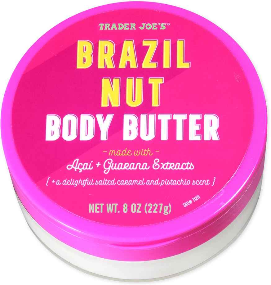 Trader Joes Brazil Nut Body Butter.