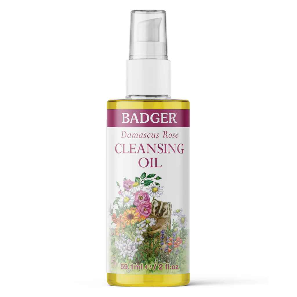 Badger Rose Face Cleansing Oil.