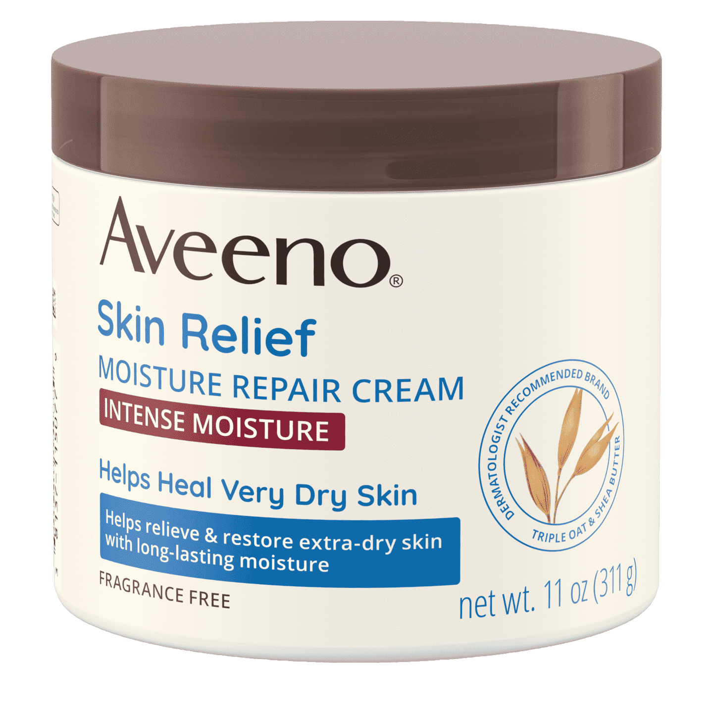 AVEENO SKIN RELIEF INTENSE MOISTURE CREAM, EXTRA-DRY SKIN.