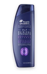 Head and shoulders CLINICAL STRENGTH DANDRUFF DEFENSE ADVANCED OIL CONTROL SHAMPOO 2IN1.