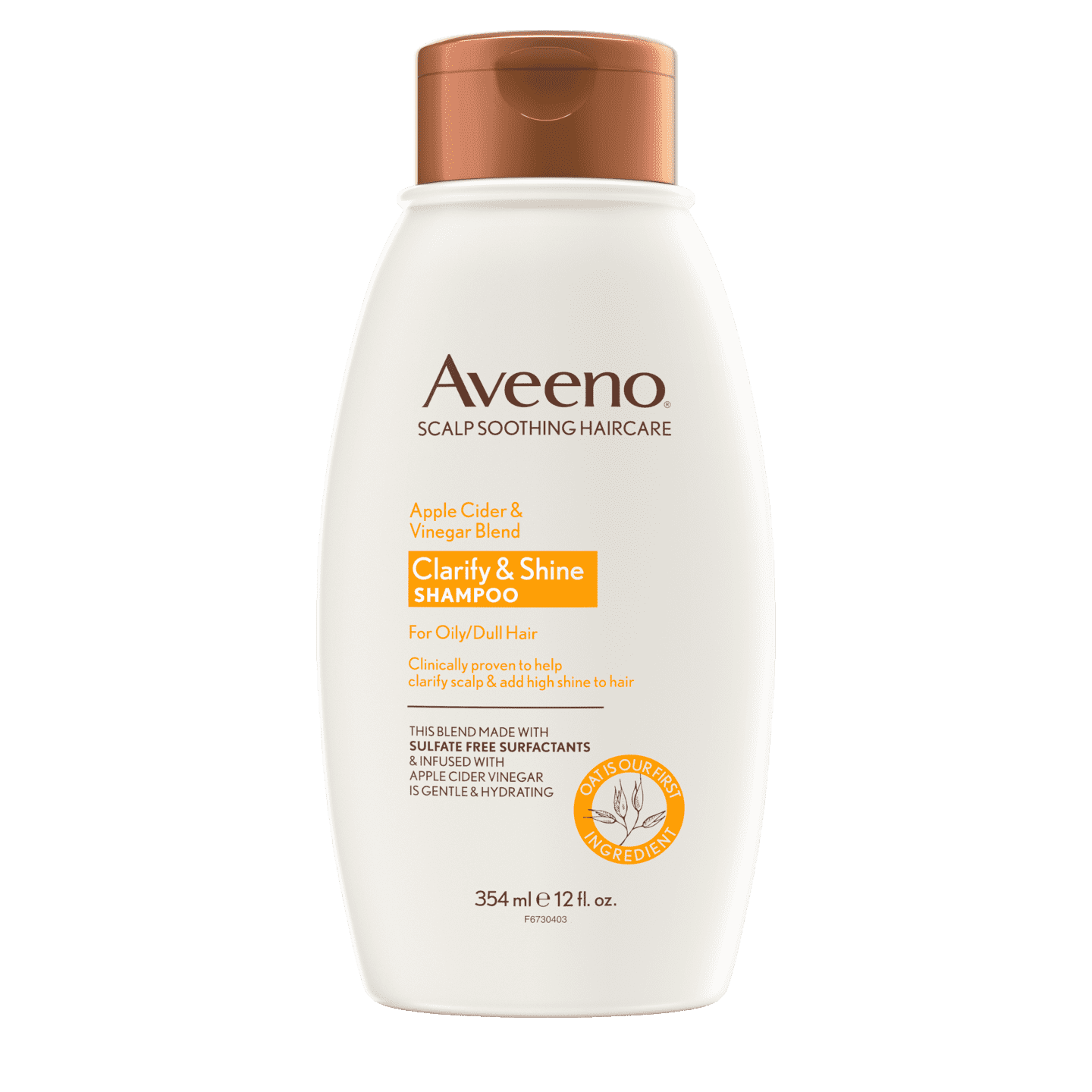 AVEENO APPLE CIDER VINEGAR BLEND SHAMPOO.