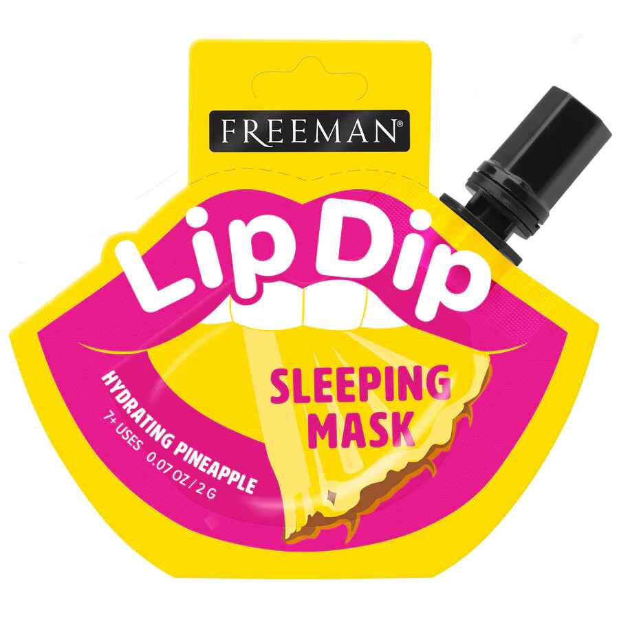 Freeman Lip Dip Hydrating Pineapple Sleeping Mask.