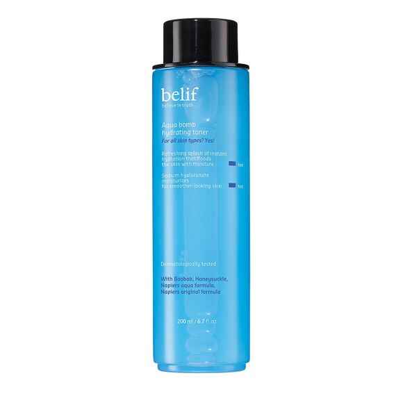 Avon belif Aqua Bomb Hydrating Toner.