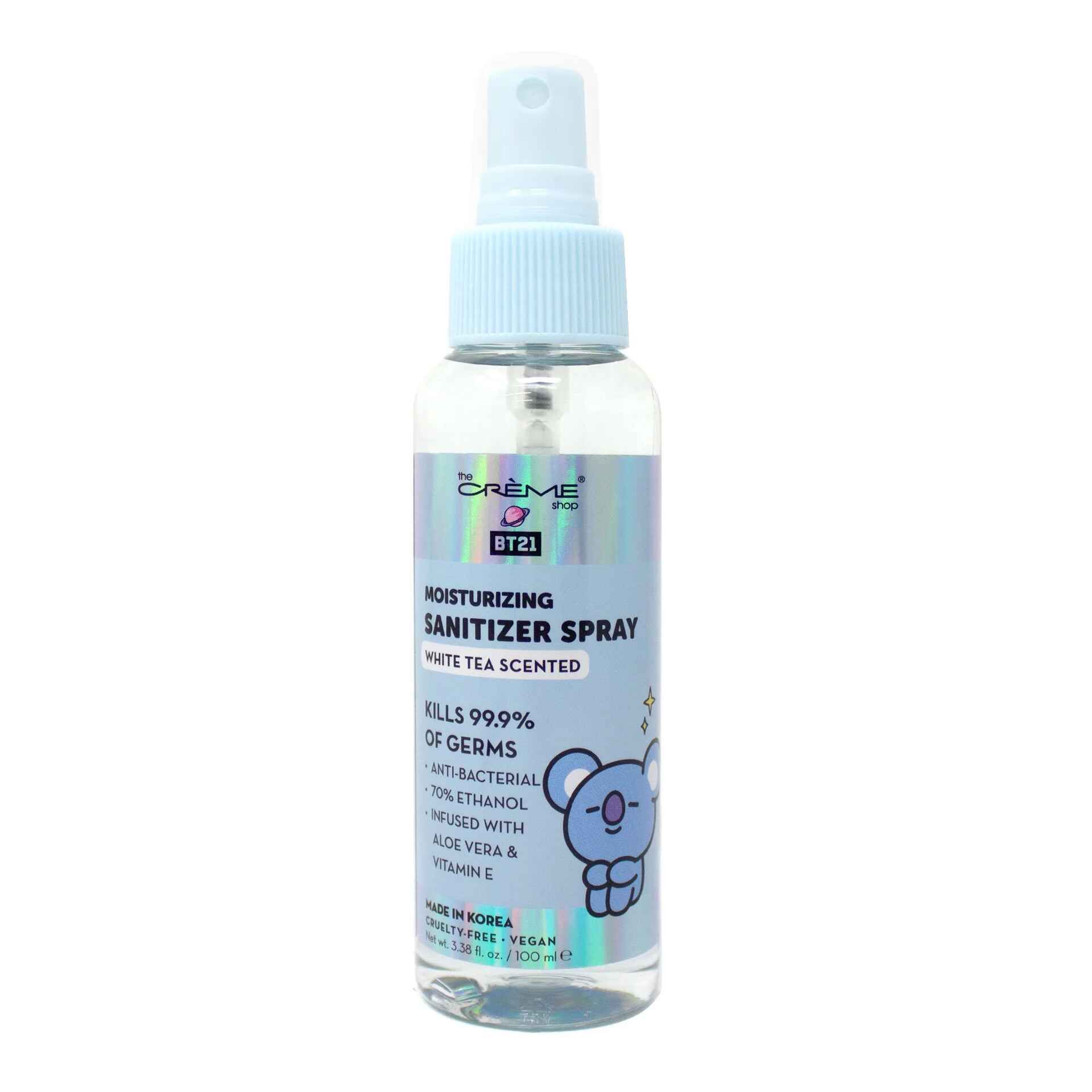The Creme Shop KOYA SANITIZING SPRAY WHITE TEA SCENTED.