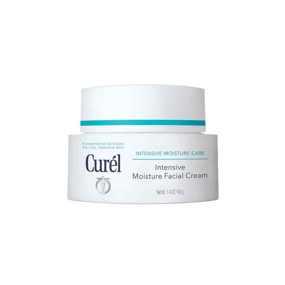 Curel INTENSIVE MOISTURE FACIAL CREAM.