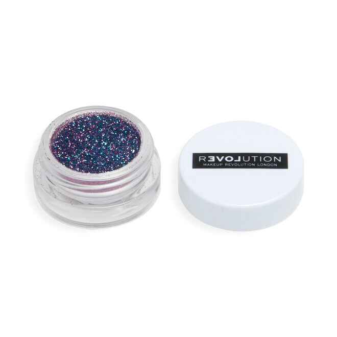 Revolution beauty Relove by Revolution Euphoric Glitter Pot Blue Frost.