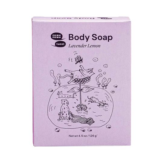 Meow Meow Tweet Body Soap Lavender Lemon.