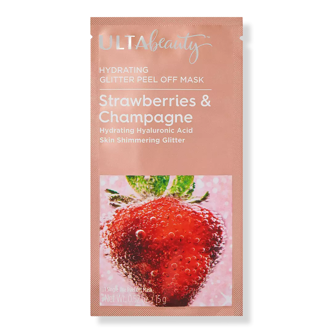 ulta Strawberries and Champagne Hydrating Glitter Peel Off Mask.