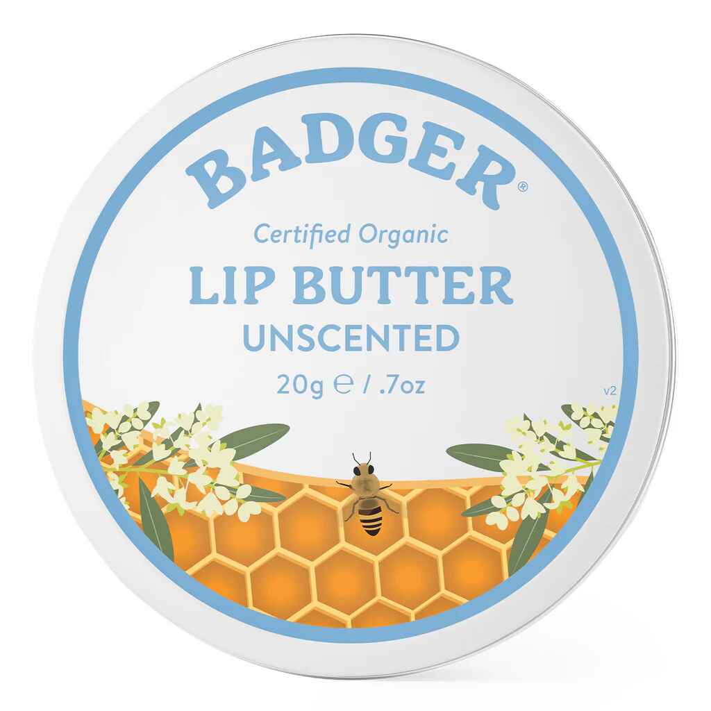 Badger Lip Butter Tin - Unscented.