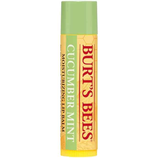 Burt's Bees Cucumber Mint Lip Balm.