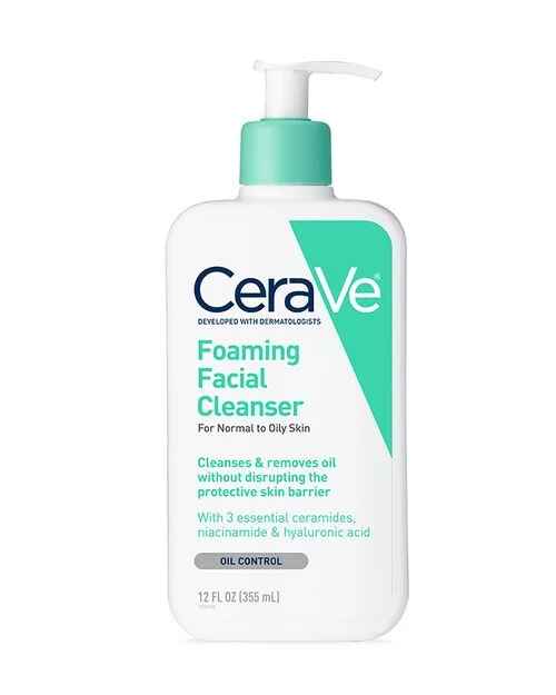 CeraVe Foaming Facial Cleanser.