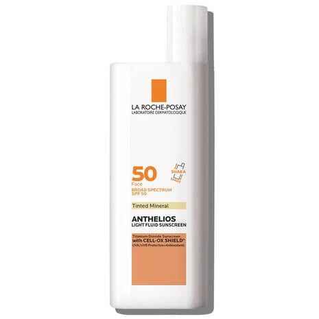 La Roche Posay ANTHELIOS MINERAL TINTED SUNSCREEN FOR FACE SPF 50.