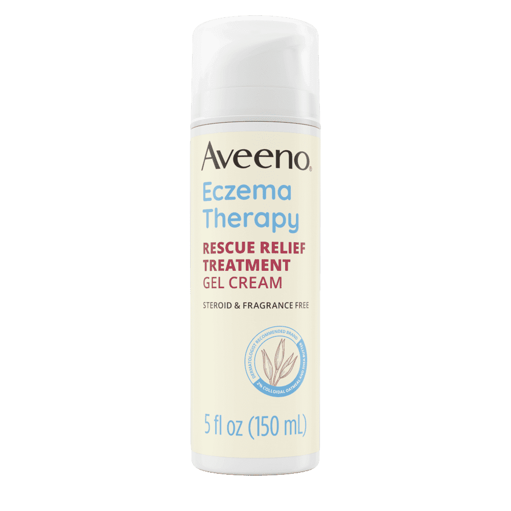 AVEENO ECZEMA THERAPY RESCUE RELIEF TREATMENT GEL CREAM.
