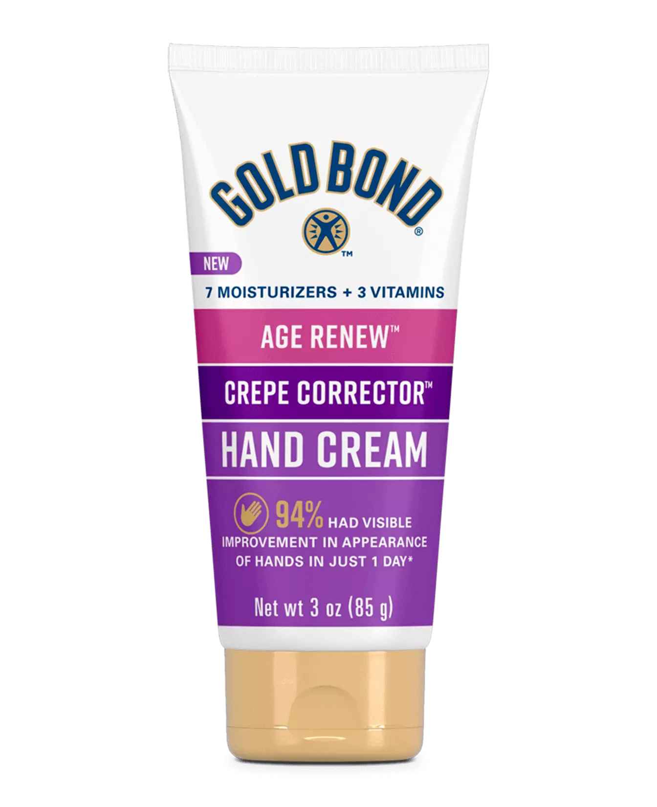Gold Bond Age Renew Crepe Corrector Hand Cream.