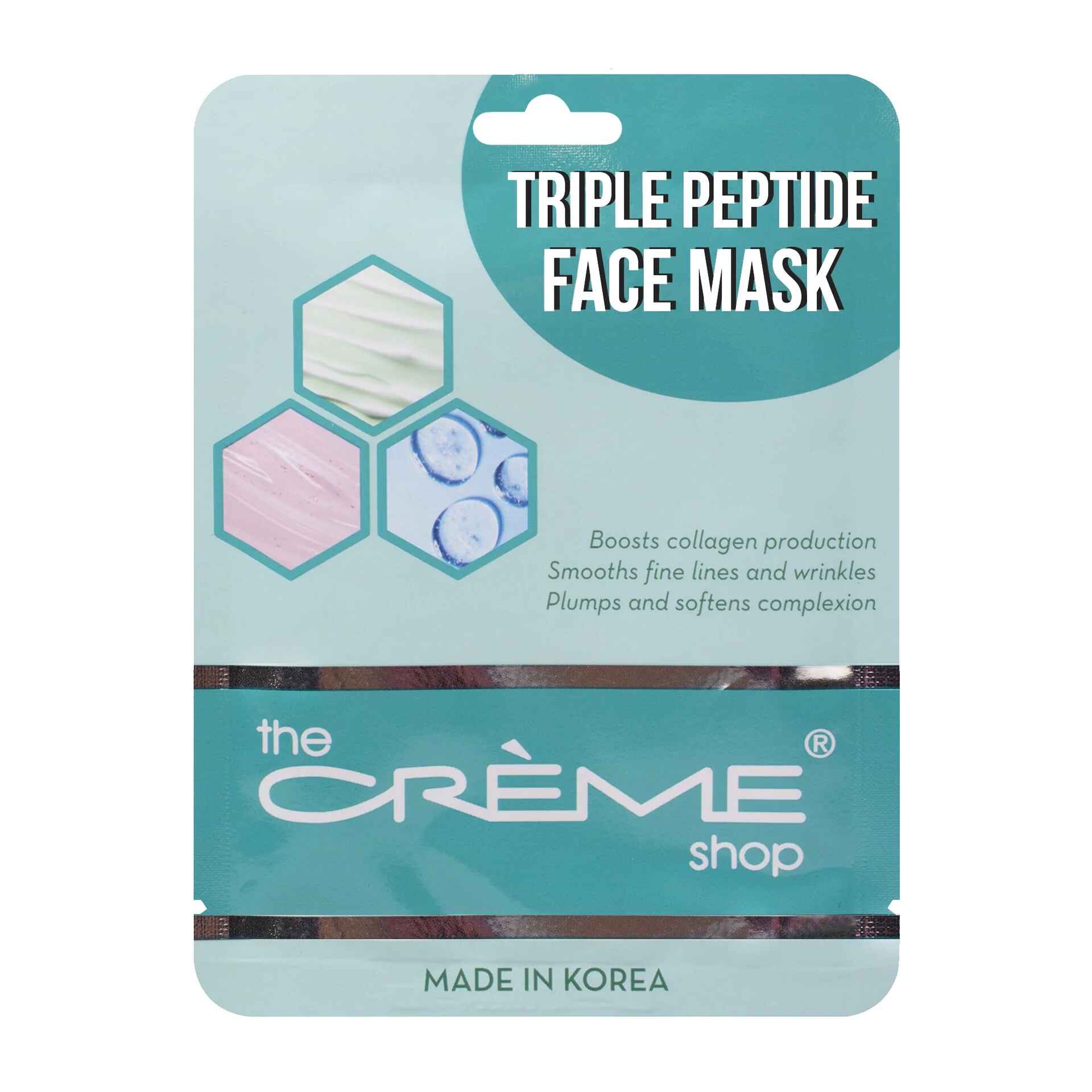 The Creme Shop TRIPLE PEPTIDE FACE MASK.