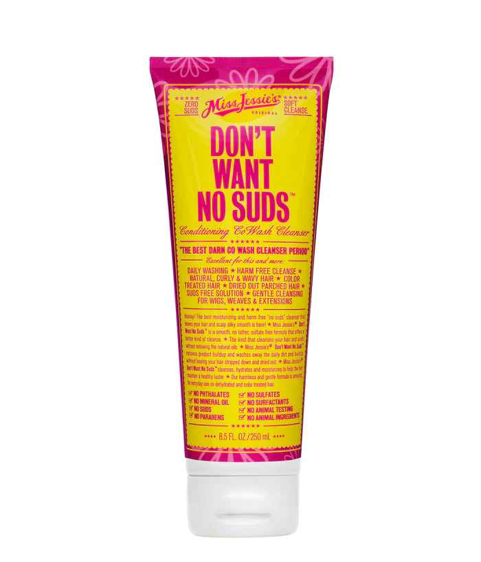 Miss Jessies DONT WANT NO SUDS NO SUDS SHAMPOO.