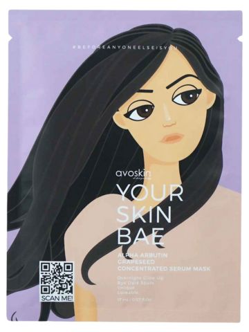 avoskin-sheet-mask-avoskin-your-skin-bae-alpha-arbutin-17ml-bye-bekas-jerawat.