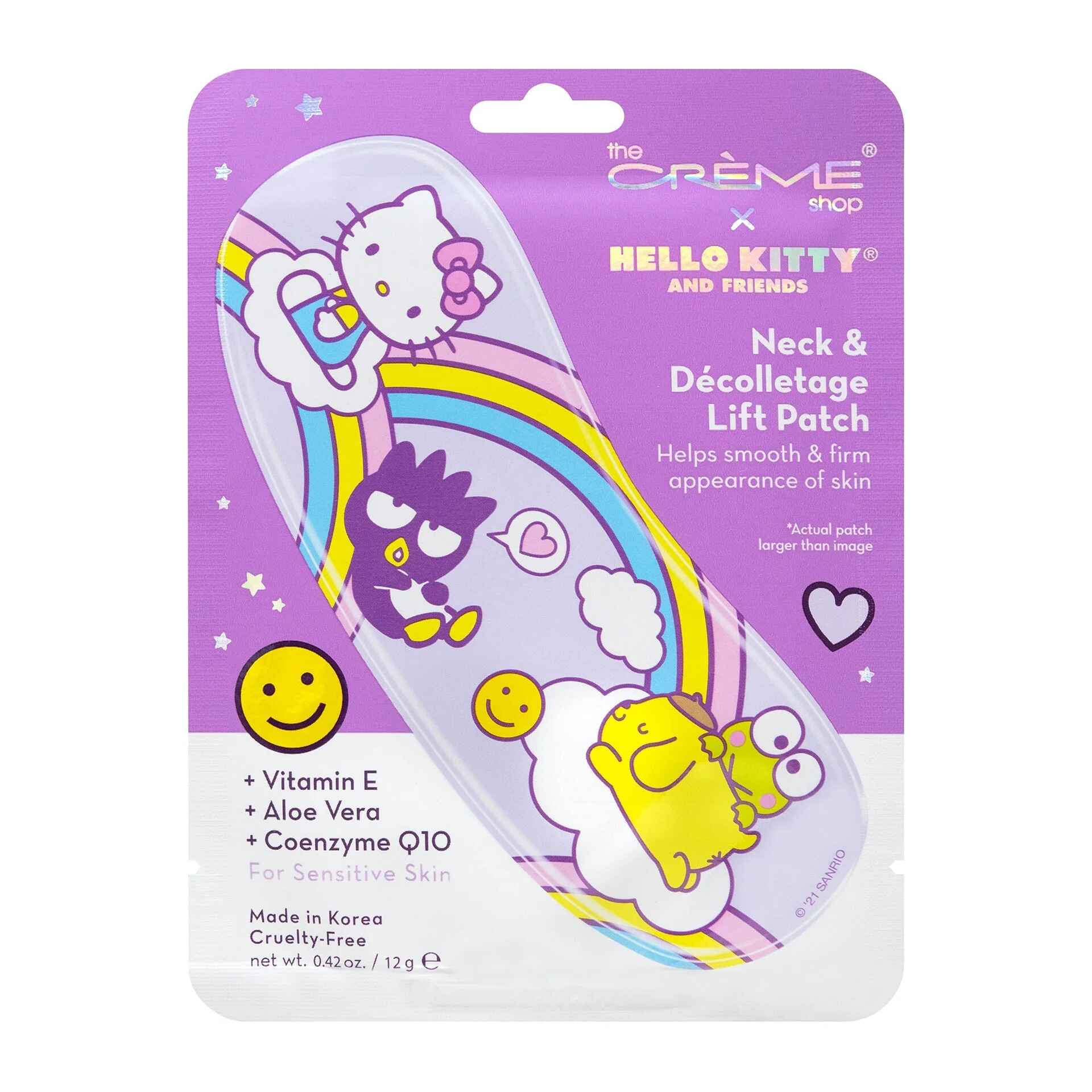 The Creme Shop HELLO KITTY AND FRIENDS NECK and DECOLLETAGE LIFT PATCH.