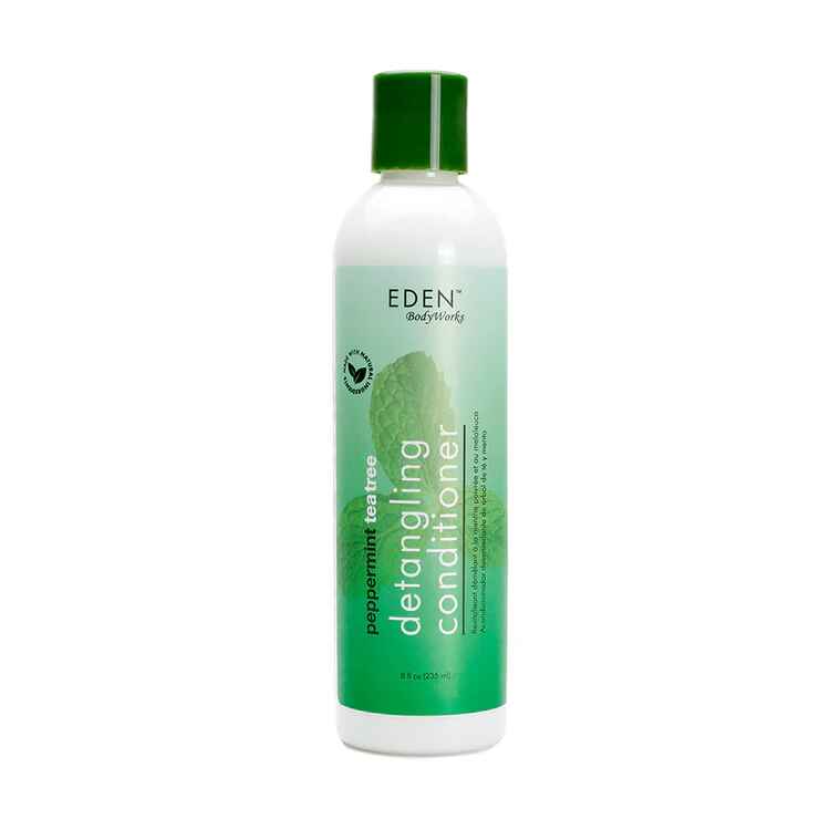 eden bodyworks Peppermint Tea Tree Detangling Conditioner.