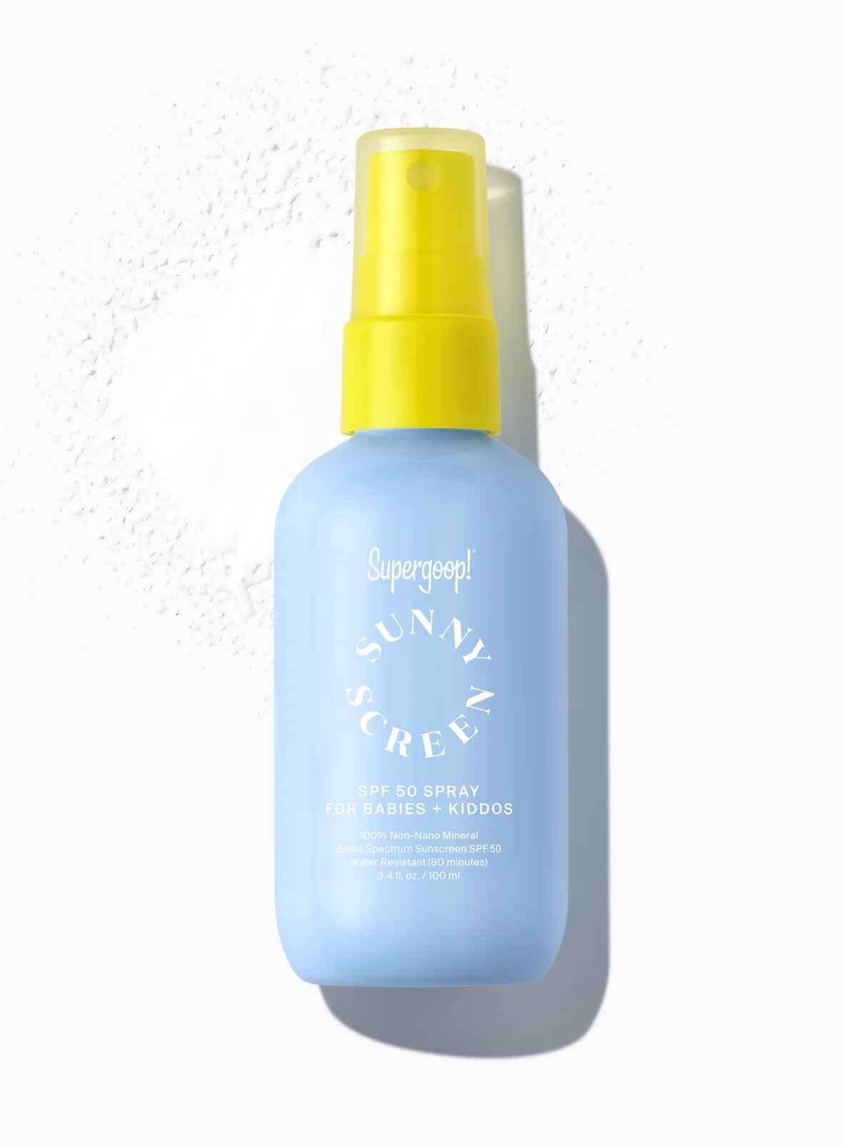 Supergoop Sunnyscreen 100 Mineral Spray SPF 50.