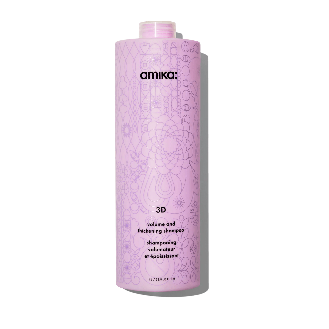 Amika 3D volume and thickening shampoo.