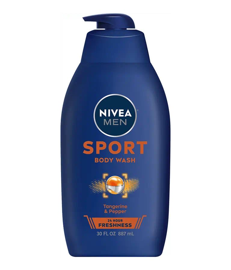 Nivea SPORT BODY WASH.