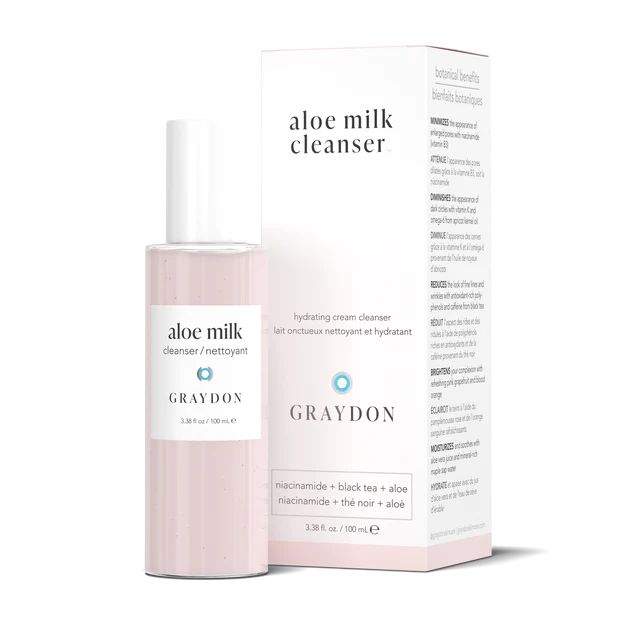 Graydon aloe milk cleanser.