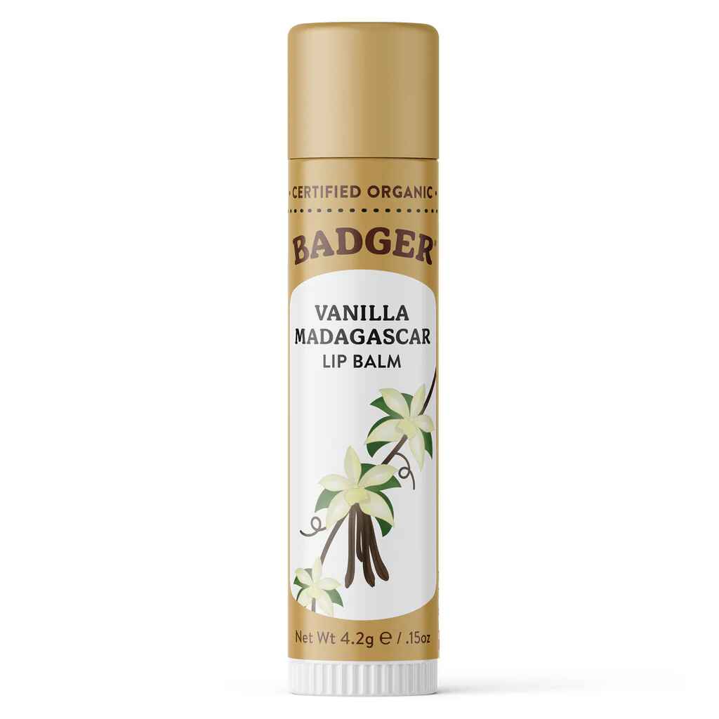 Badger Classic Lip Balm - Vanilla Madagascar.