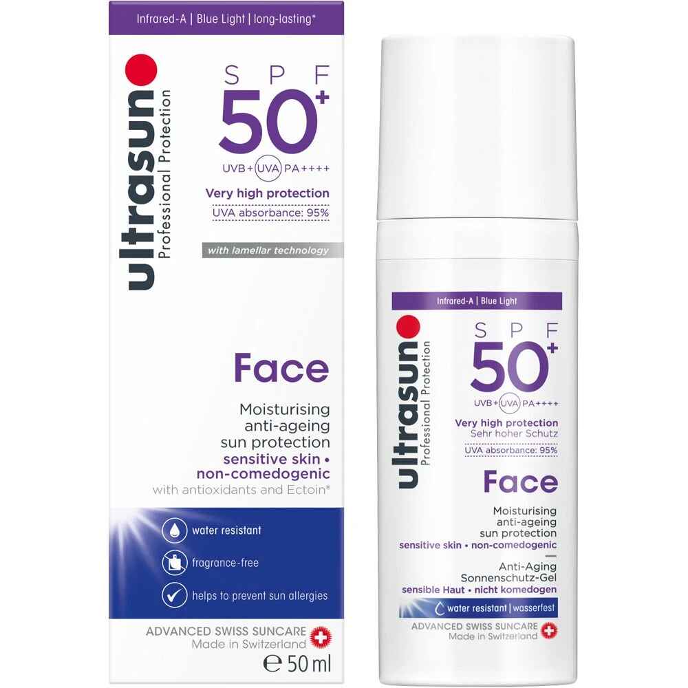 Ultrasun FACE SPF50.