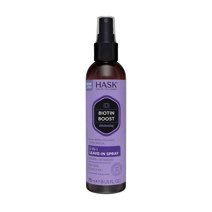 Hask BIOTIN BOOST Thickening 5 in 1 Leave In Spray.