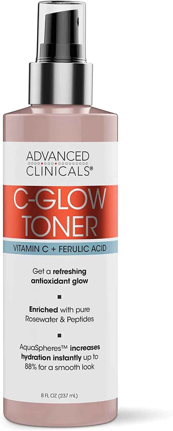 Advanced clinicals Vitamin C Ferulic Acid Brightening Face Toner.