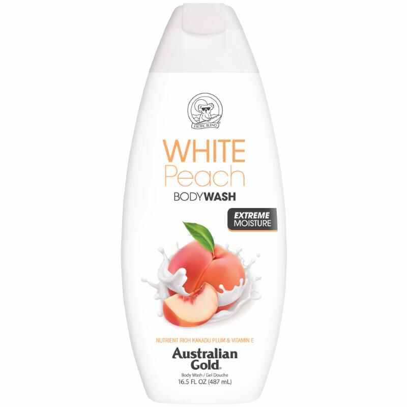 Australian gold WHITE PEACH BODY WASH.