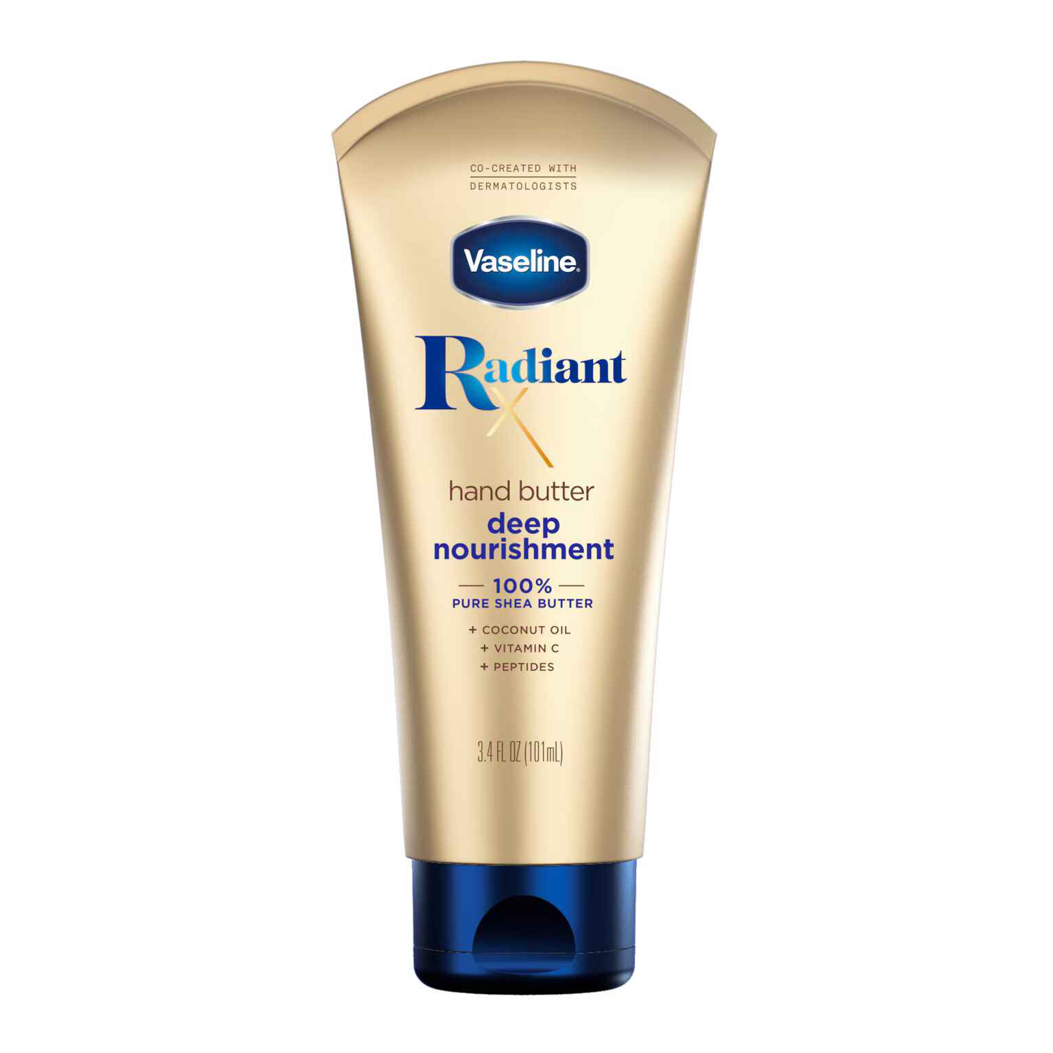 VASELINE RADIANT X DEEP NOURISHMENT HAND BUTTER.
