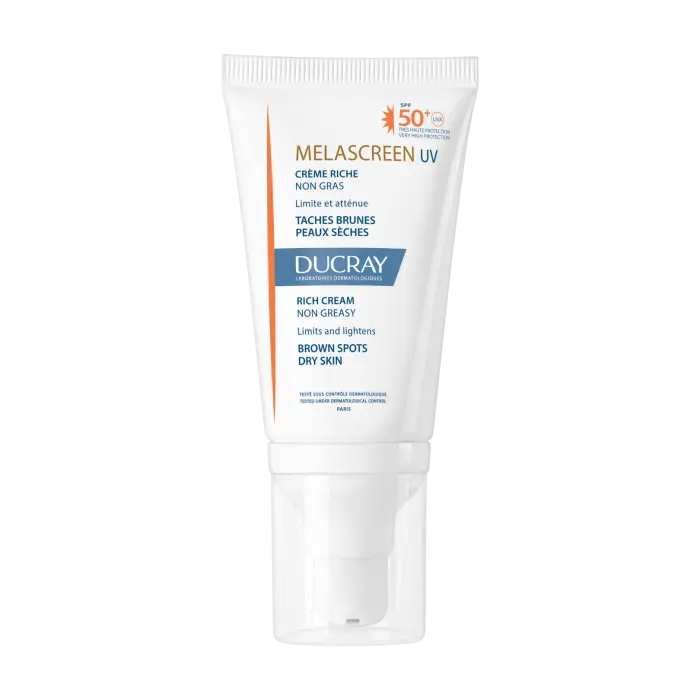 Ducray MELASCREEN UV Rich cream SPF50.
