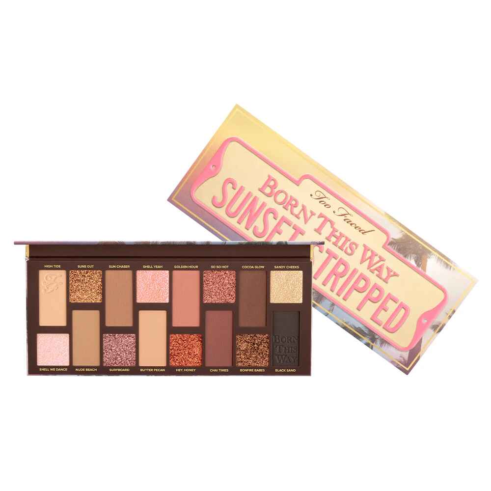 Too Faced Born This Way Sunset Stripped Eye Shadow Palette.