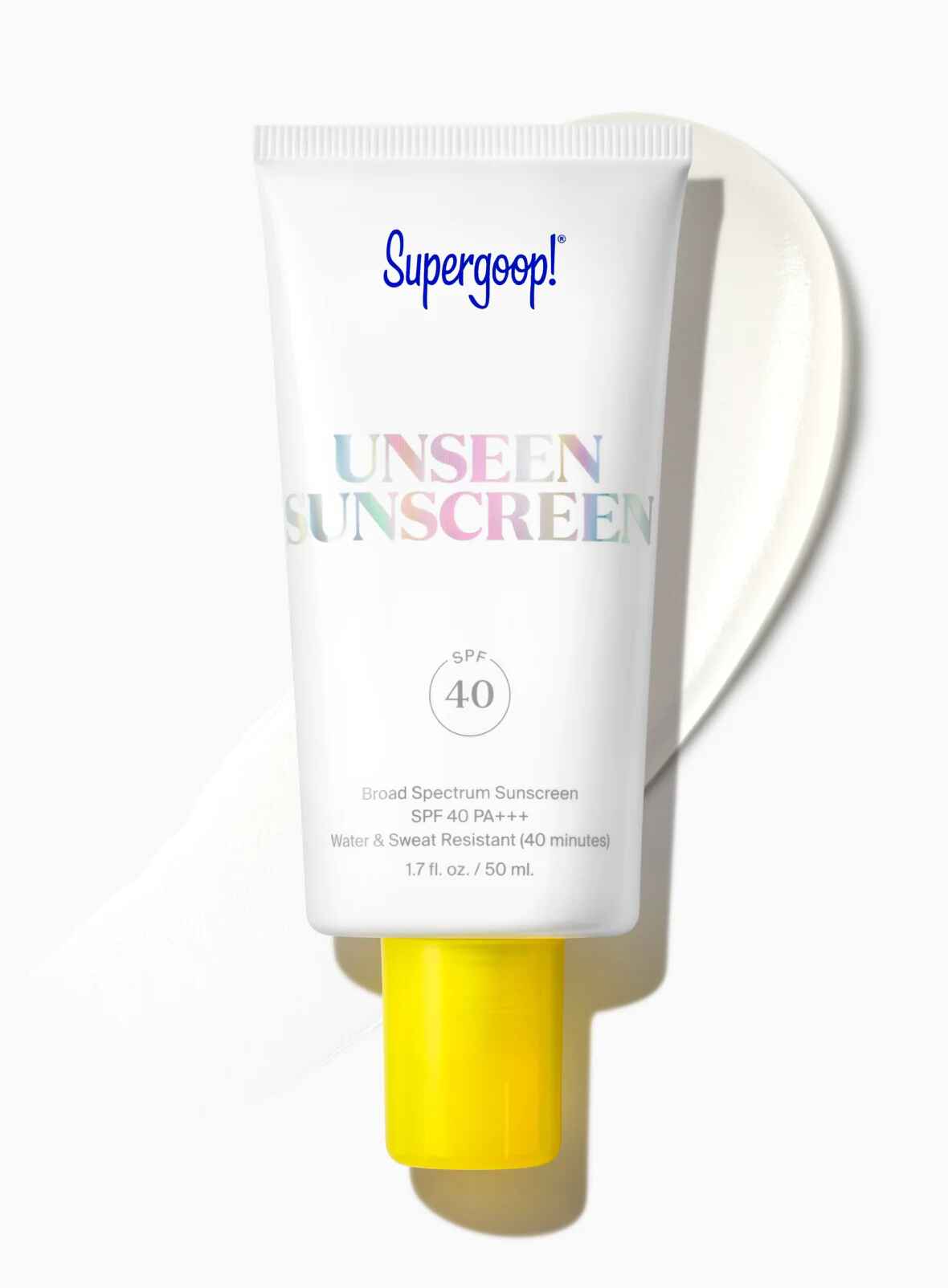 Supergoop Unseen Sunscreen SPF 40.