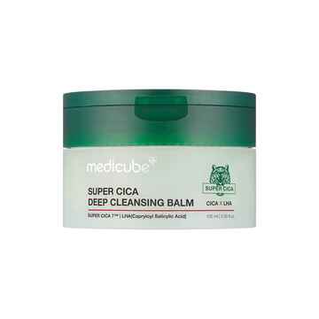 Medicube Super Cica Exfoliating Cleansing Balm.