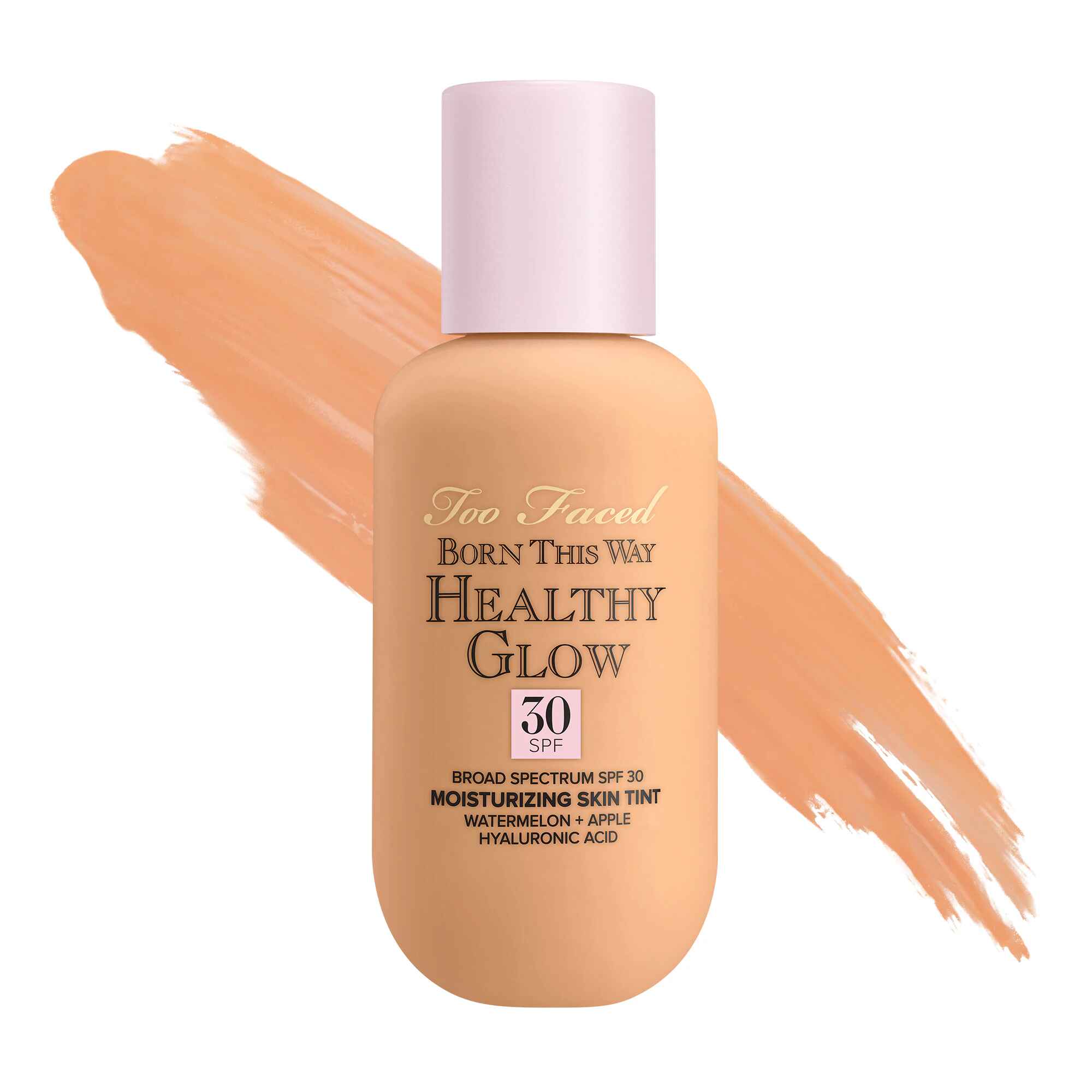 Too Faced Born This Way Healthy Glow Skin Tint Foundation.