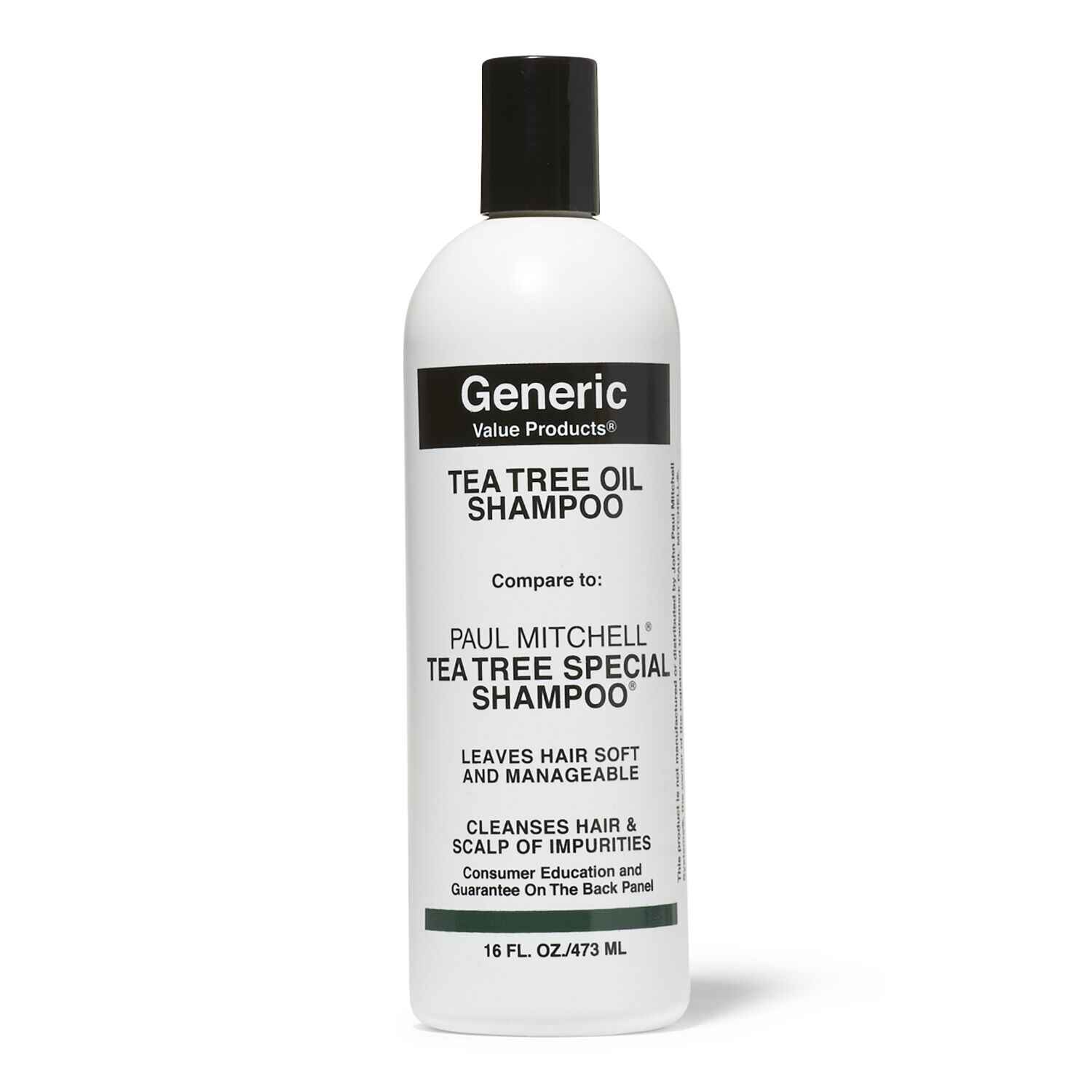 Generic Value Products Tea Tree Oil Shampoo Compare to Paul Mitchell Tea Tree Special Shampoo 16 oz.